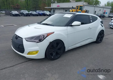 2012 Hyundai Veloster Base W/Gray from USA, damaged, VIN KMHTC6AD6CU021176
